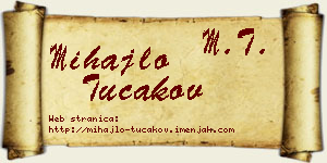 Mihajlo Tucakov vizit kartica